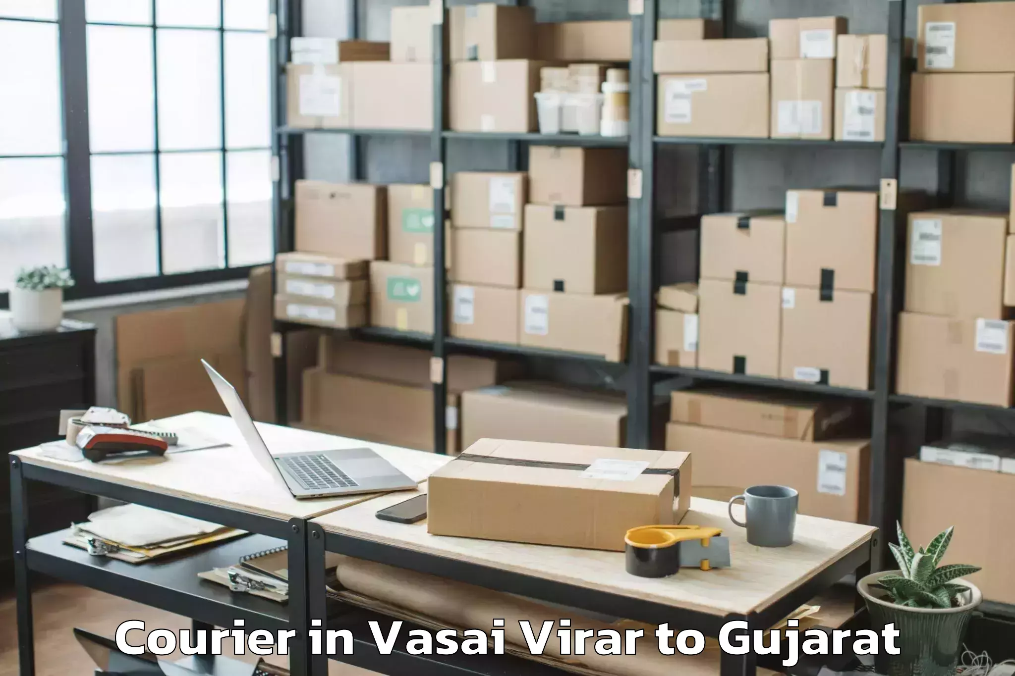 Quality Vasai Virar to Koyali Courier